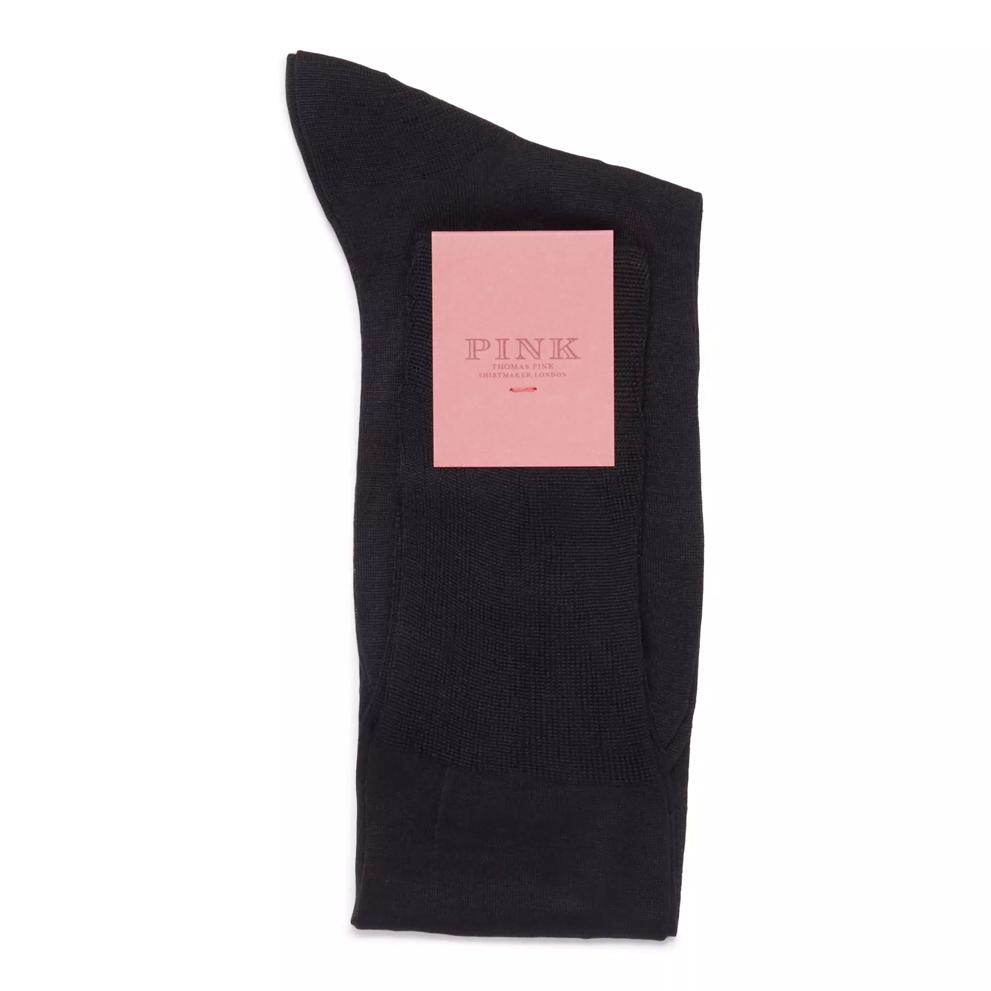 Black Long Silk Dress Socks