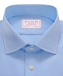 Pale Blue Tailored Fit Ramses Poplin Formal Shirt