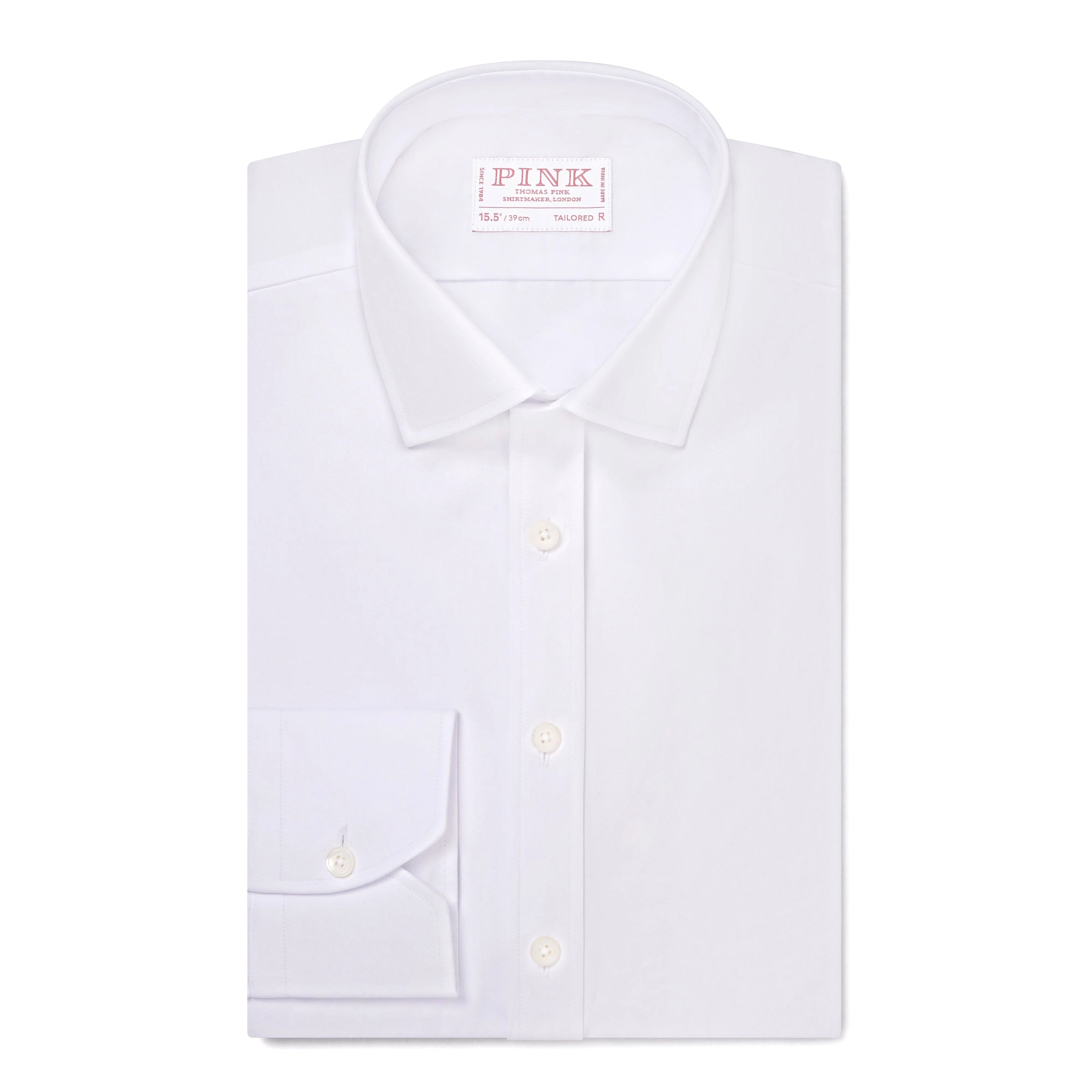 White Slim Fit Formal Ramses Poplin Shirt