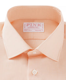 Orange Tailored Fit End On End Formal Shirt