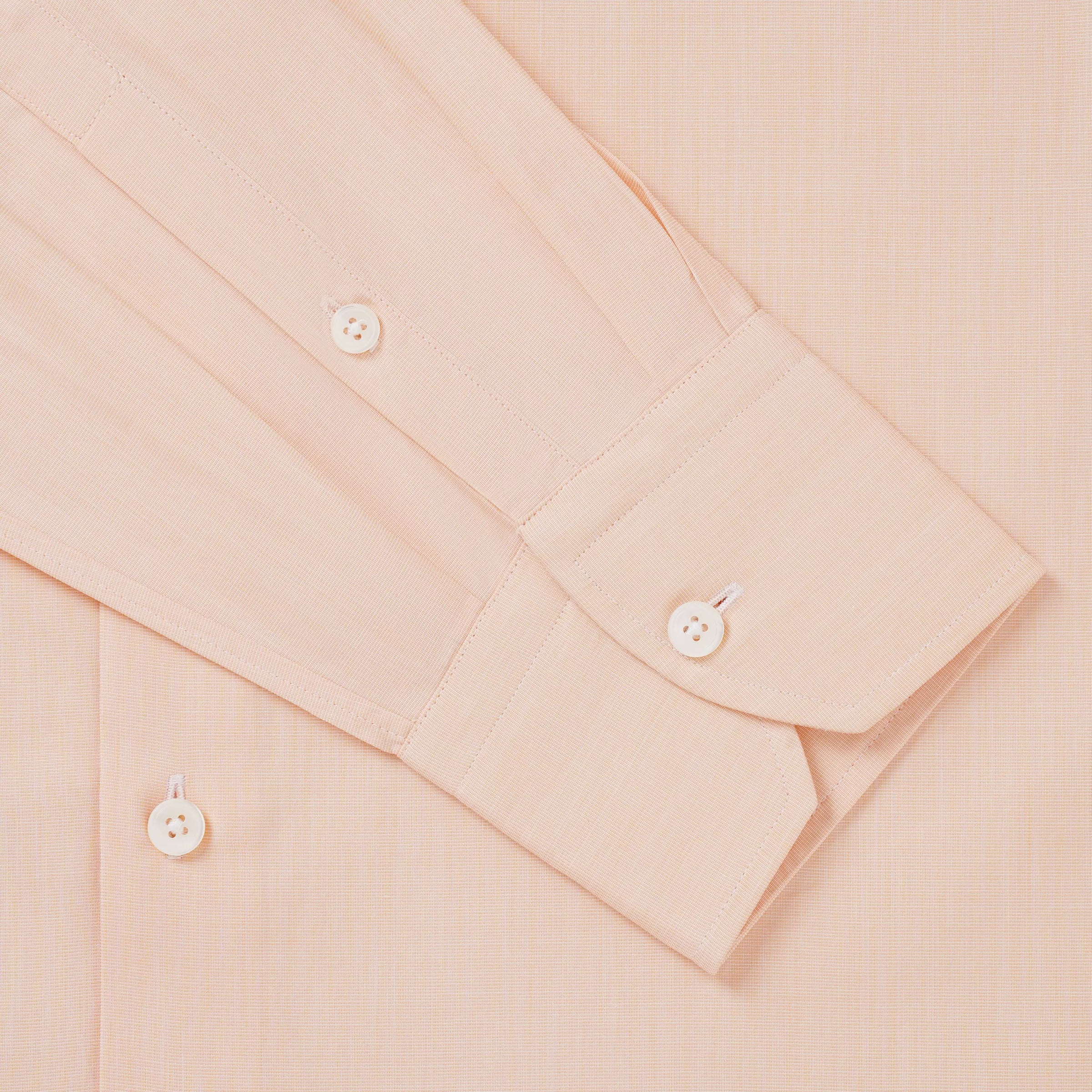 Orange Tailored Fit End On End Formal Shirt