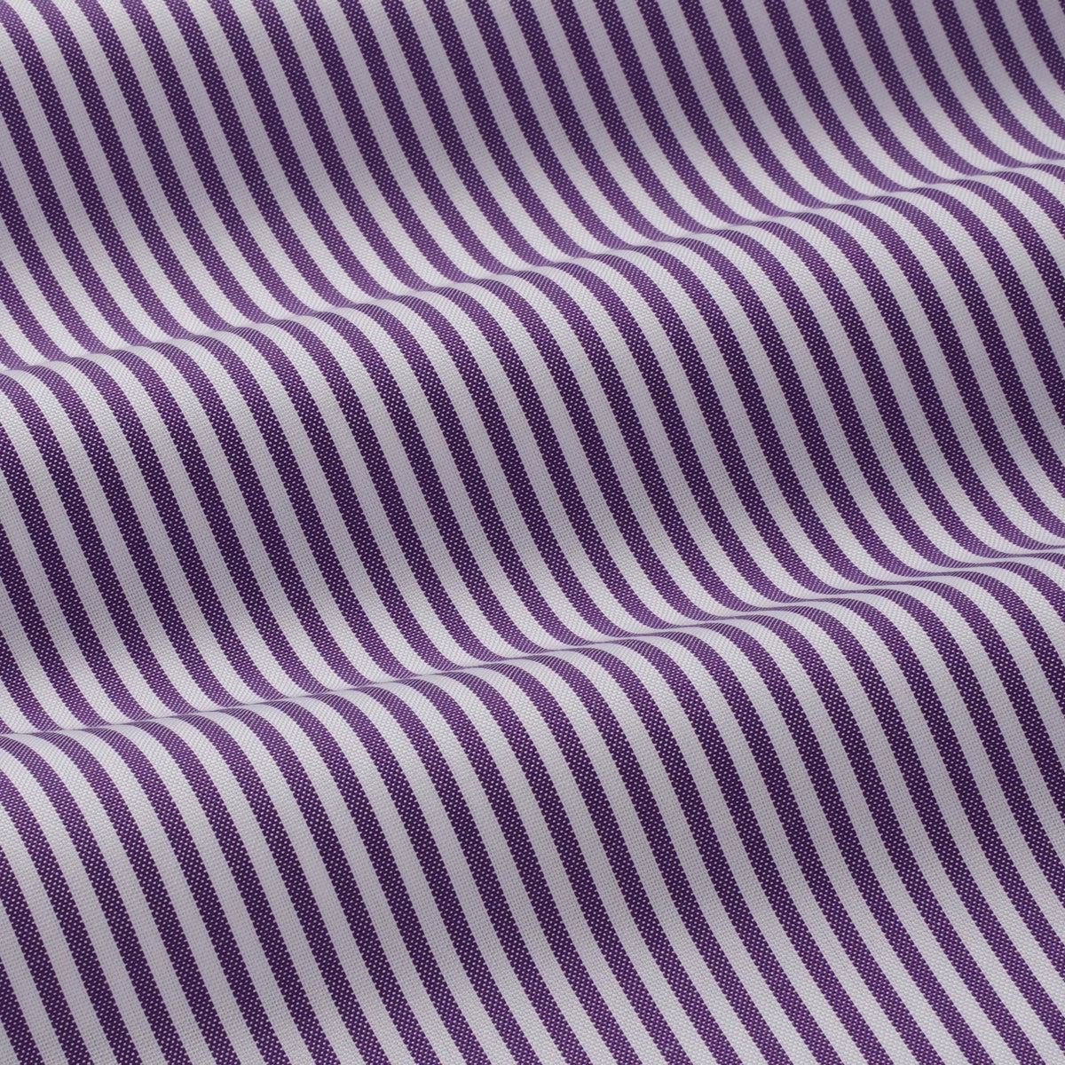 Lilac & White Classic Fit Cambridge Stripe Formal Shirt